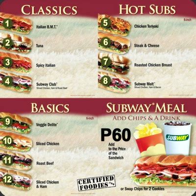 subway branches in laguna|Menu .